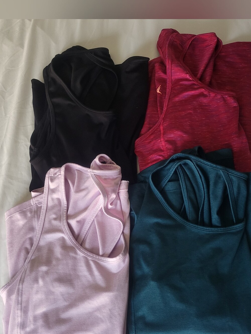 Old Navy Active Bundle Tank Top Pack – Black, Pink, Teal, Magenta